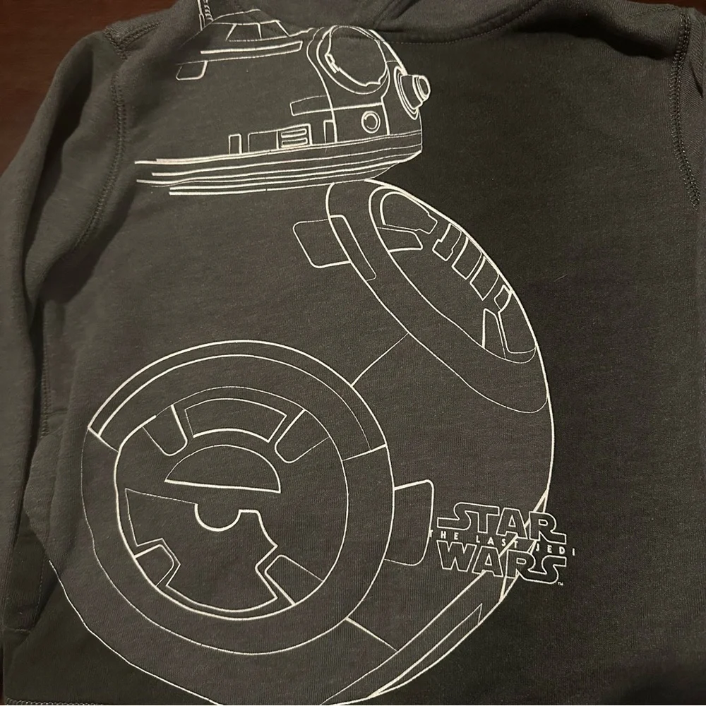 GAP KIDS Size 6-7 BB8 Star Wars Hooded Sweatshirt with Pockets